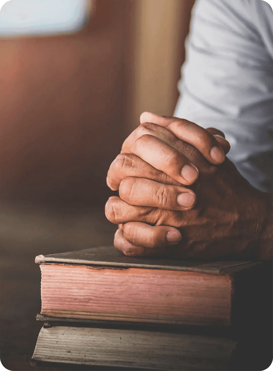 Founder praying